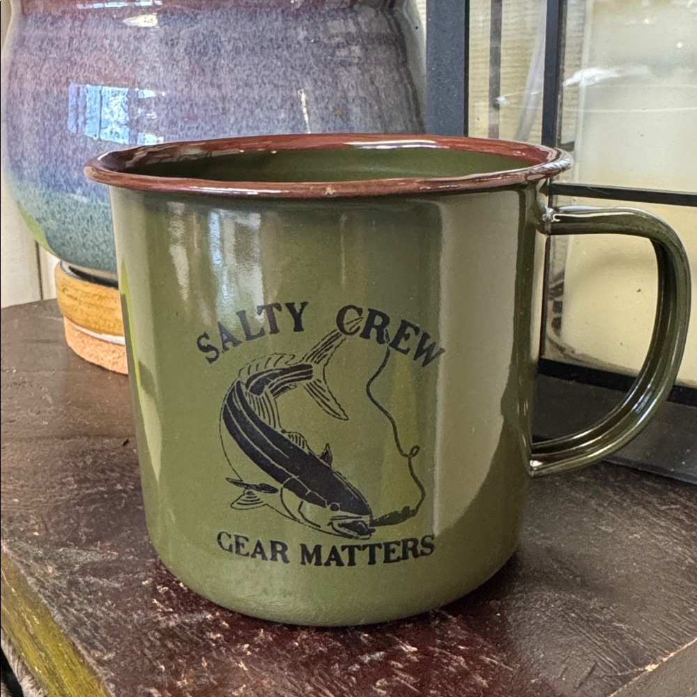 Salty Crew Olive Green Adventure Camp Mug Gear Matters